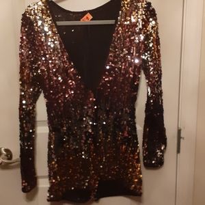 Sequins short jumper